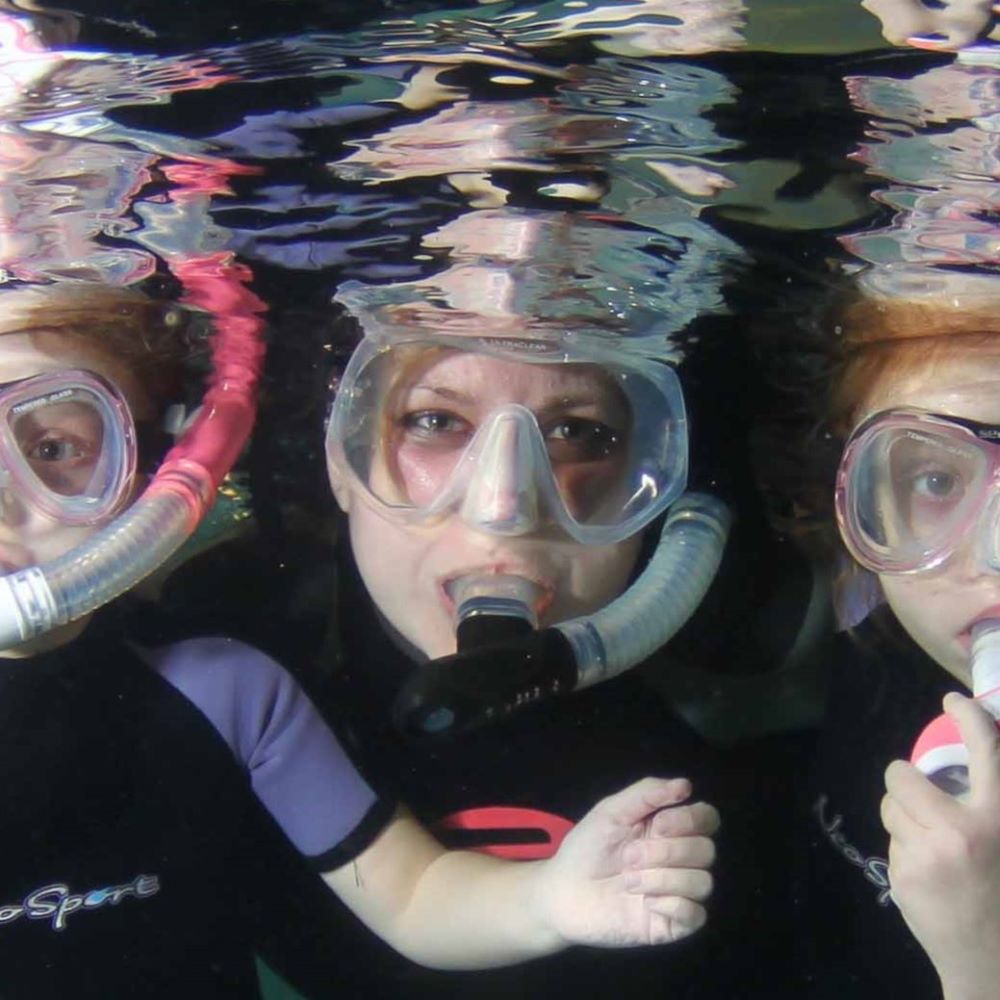 A relaxed and welcoming scuba training environment